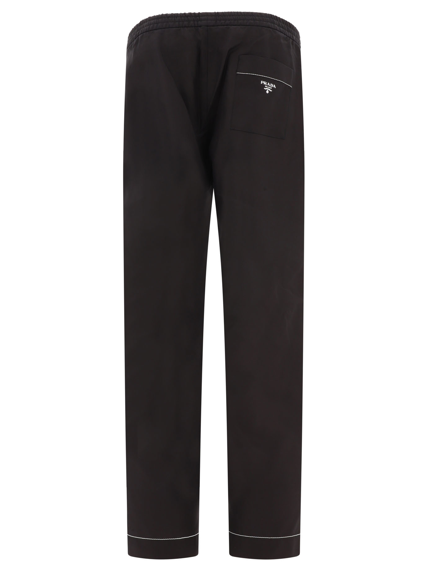 PRADA Black   Silk trousers